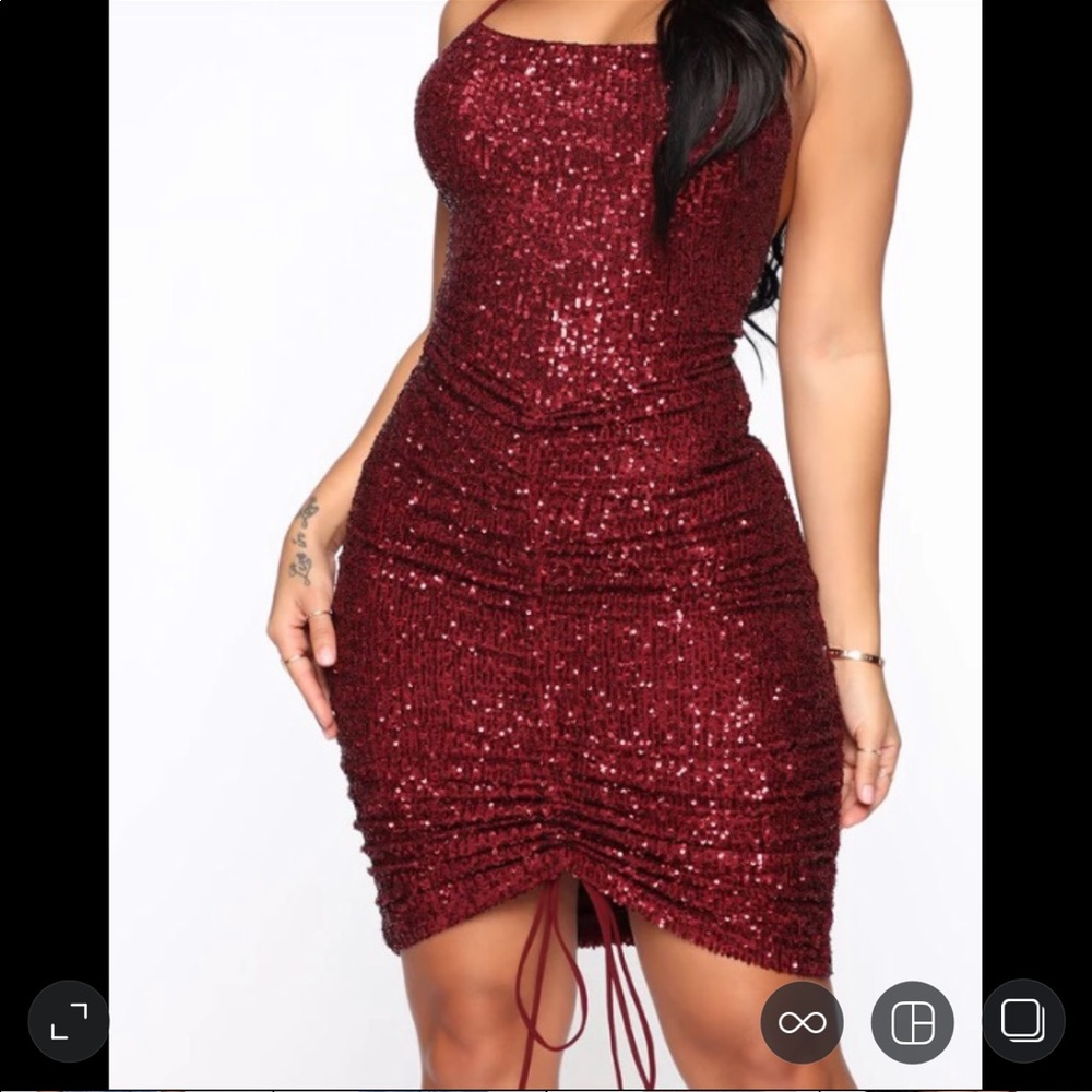 Fashion Nova Misbehaving Sequins Dress